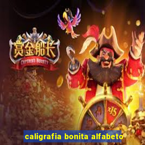 caligrafia bonita alfabeto